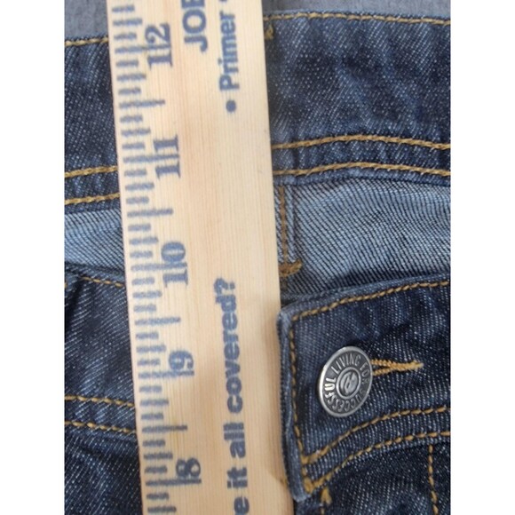 Diesel Larkee Straight Leg Jeans Mens 32x32 Blue Denim Stretch Dark Wash 009HF - Picture 9 of 16